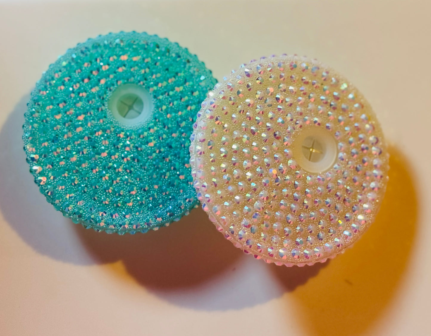 Rhinestone Libbey Lids