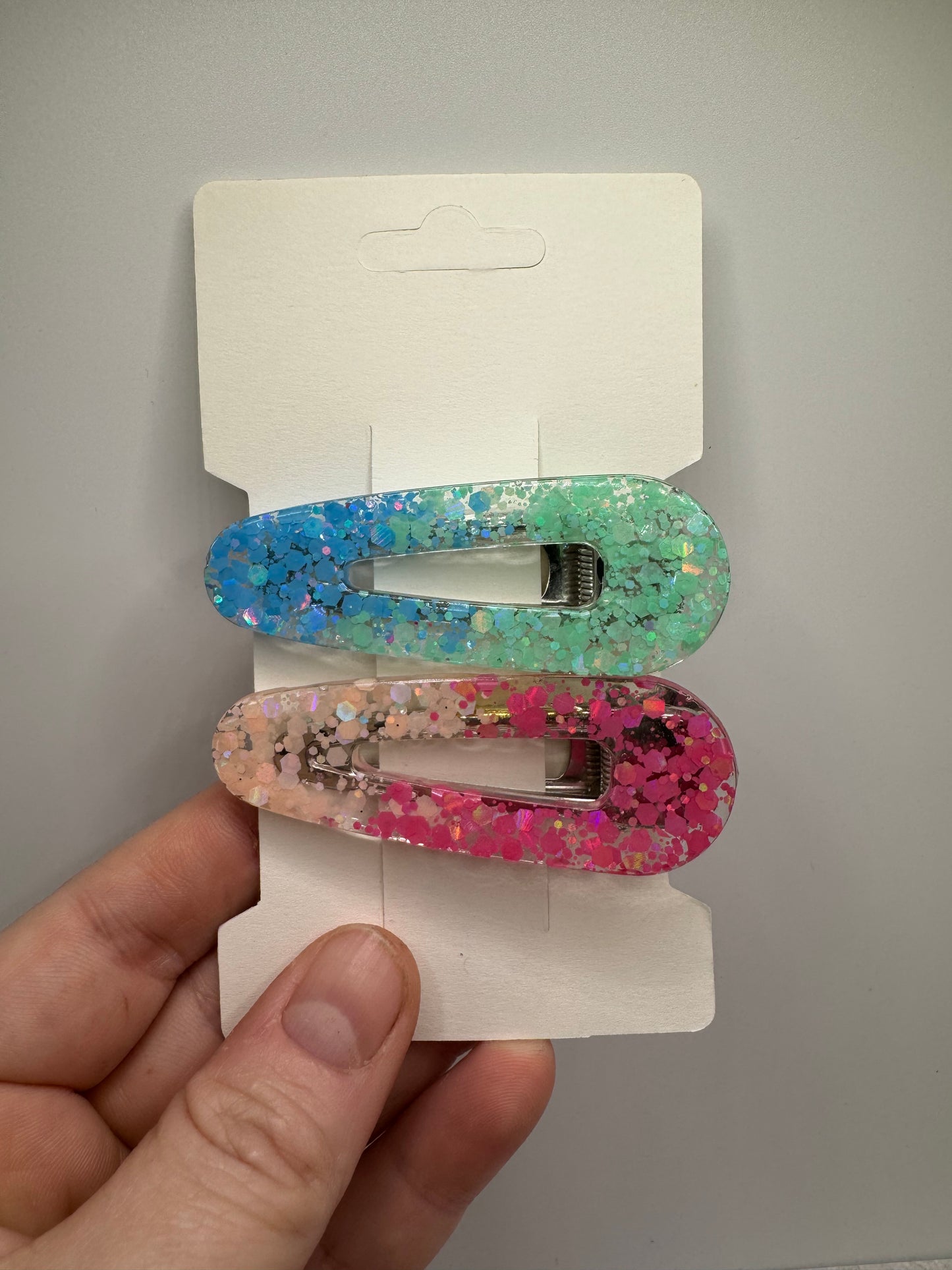 Pastel Ombre Hair Clip Set