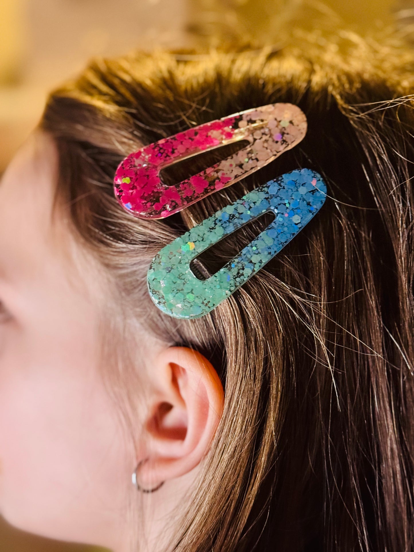 Pastel Ombre Hair Clip Set