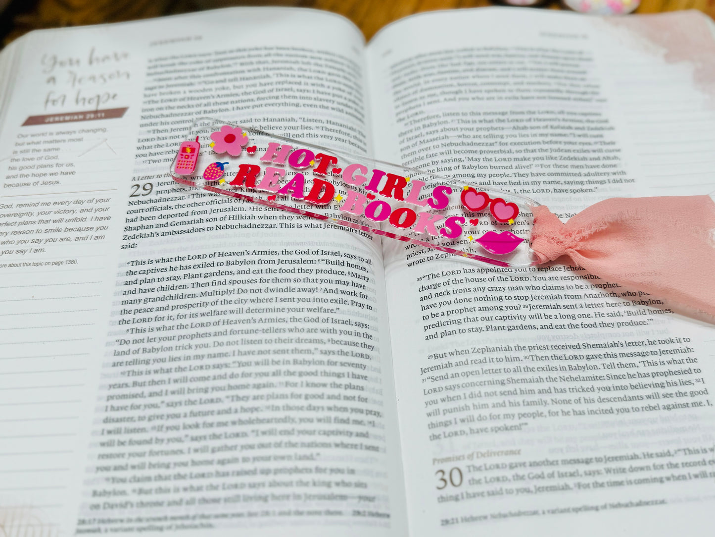 Acrylic Bookmarks (multiple styles)