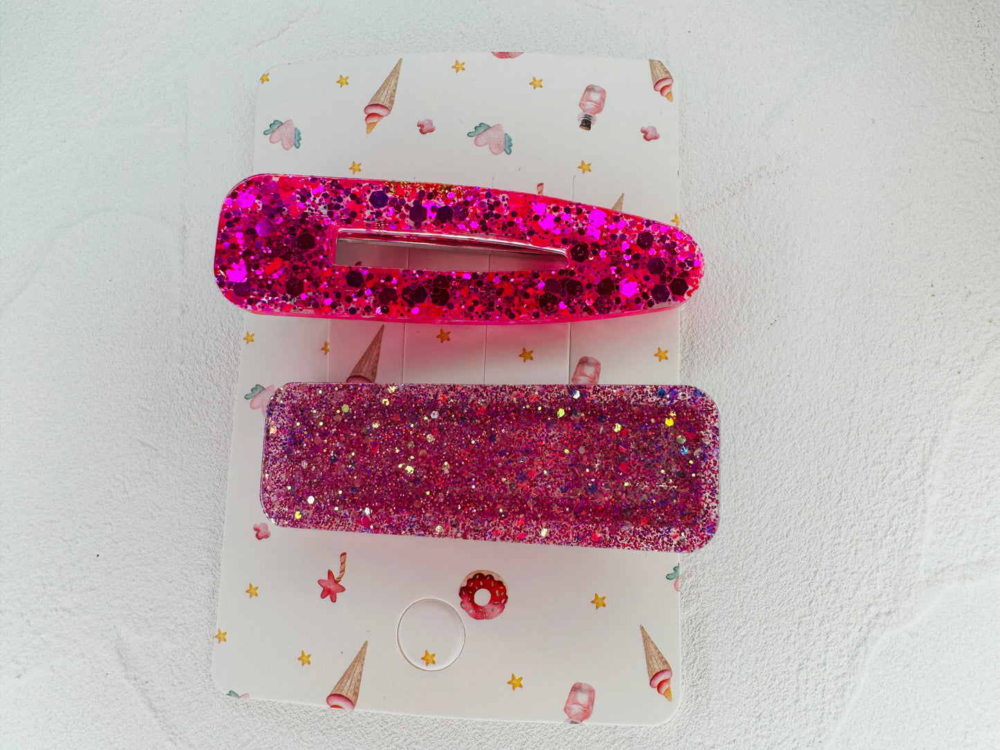 Pretty in Pink Hair Clip Set
