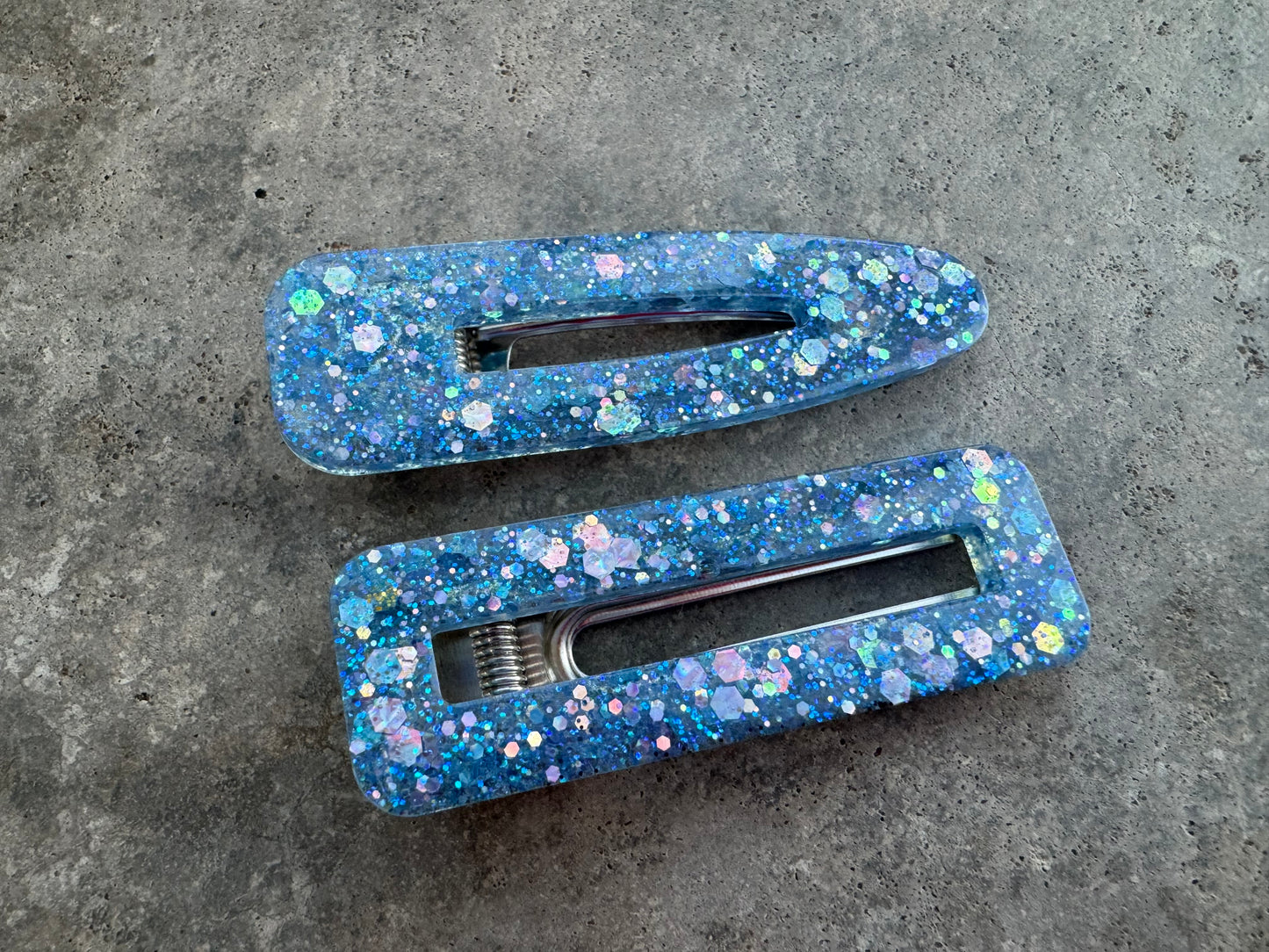 Frosty Hair Clip Set