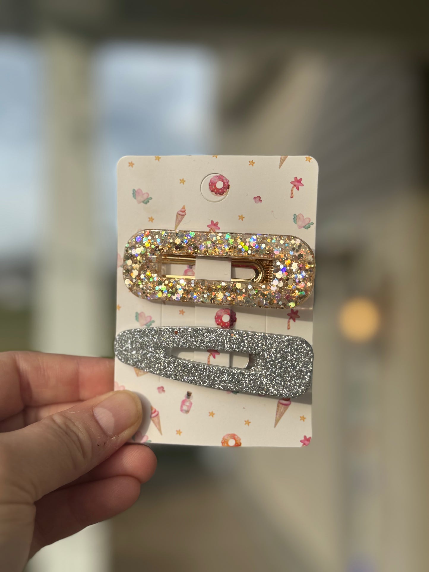 Shimmer Time Hair Clip Set