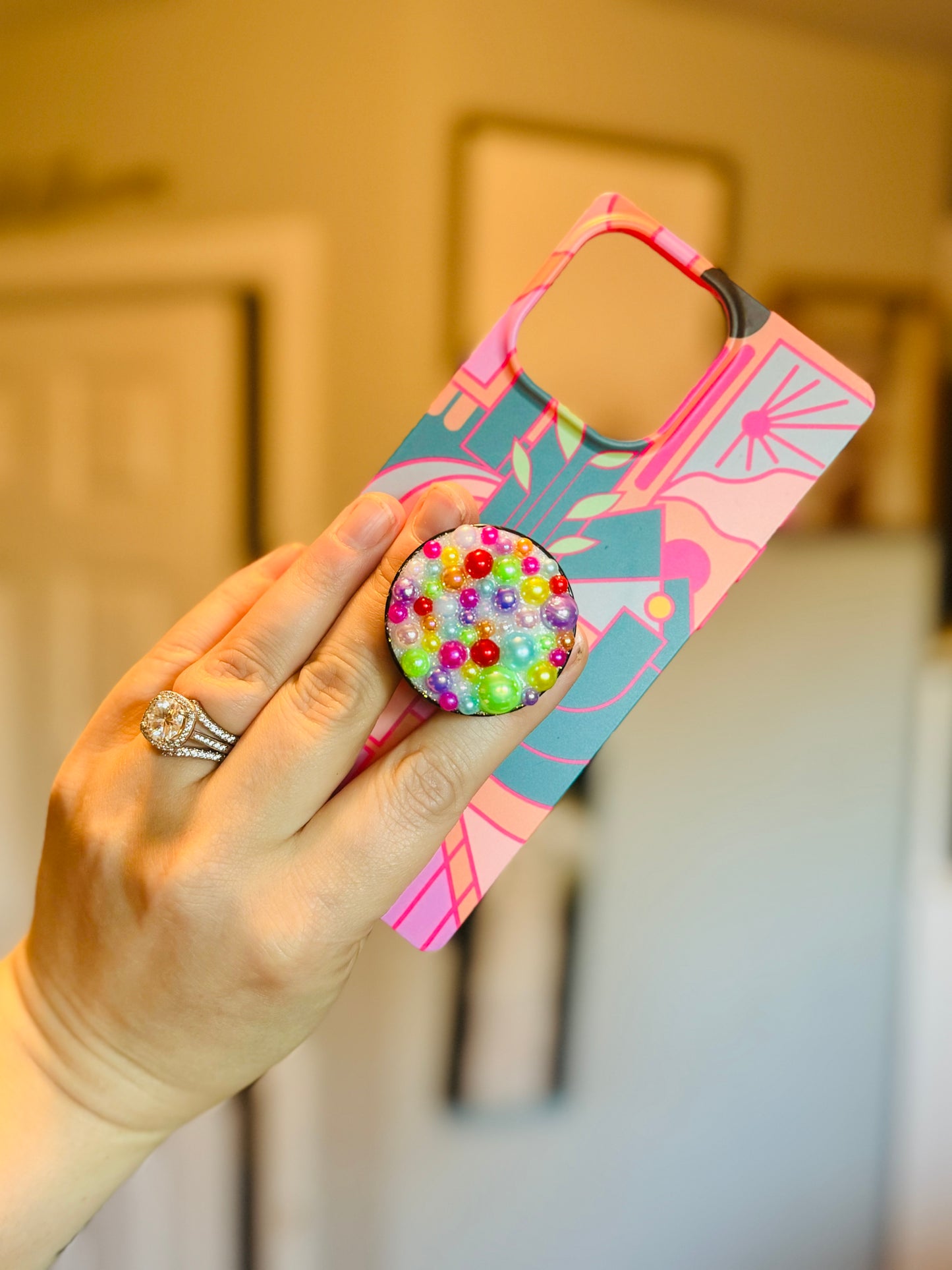 Rainbow Phone Grip