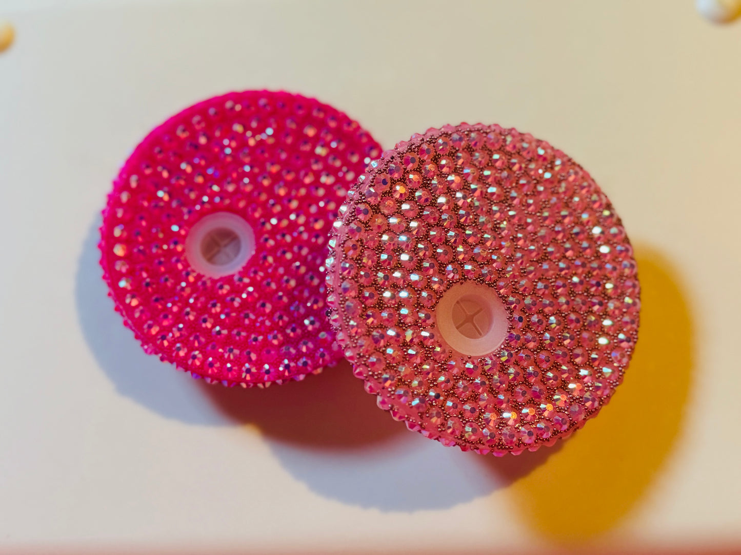 Rhinestone Libbey Lids