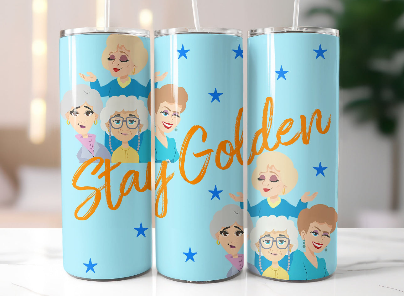 Stay Golden Tumbler