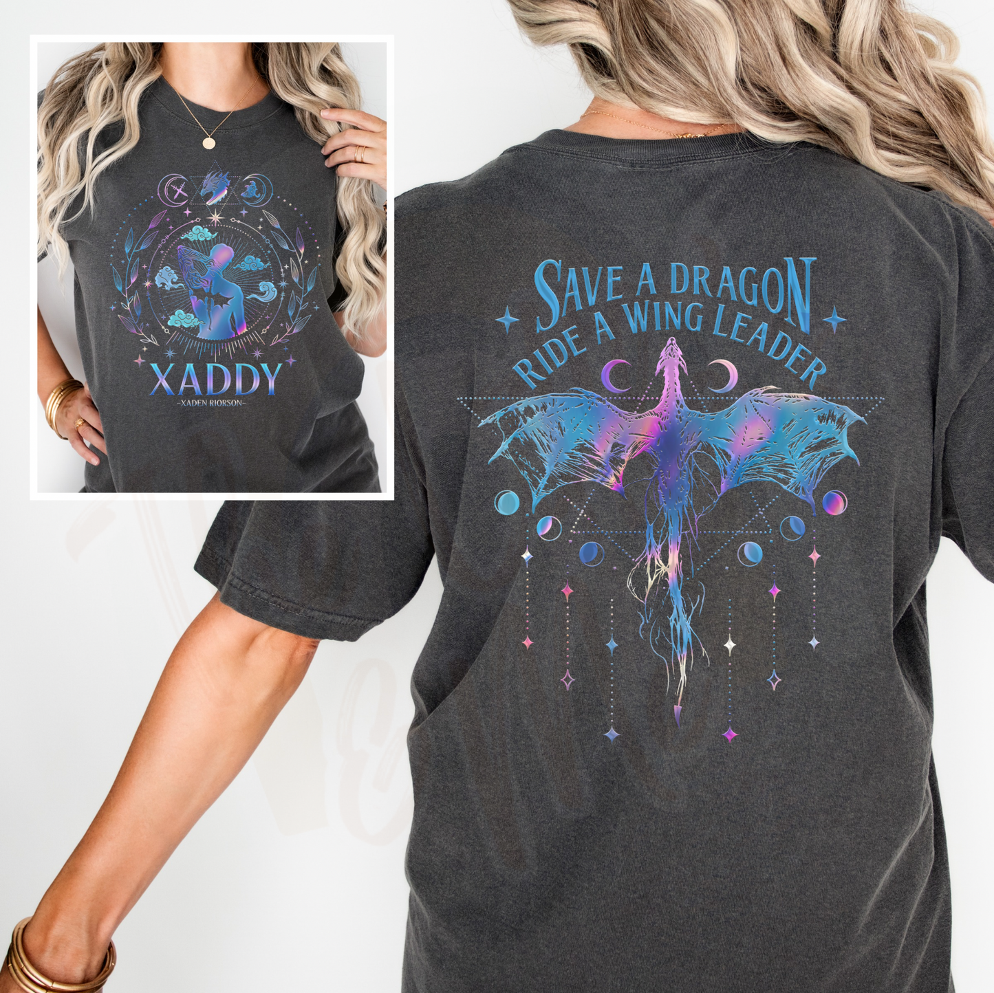 Ride a Wing Leader (front & back design)