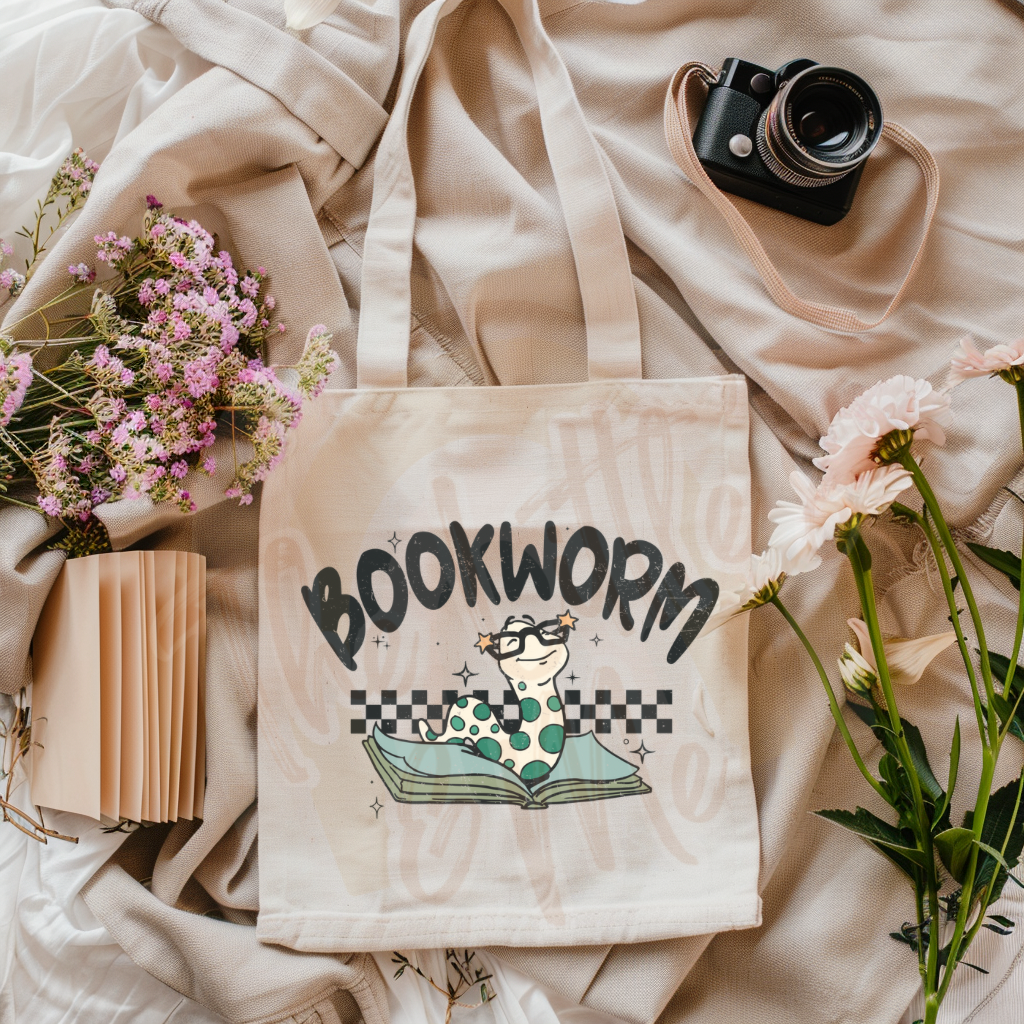 Bookworm Tote Bag