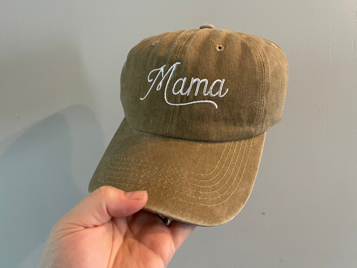 Embroidered Mama Hat