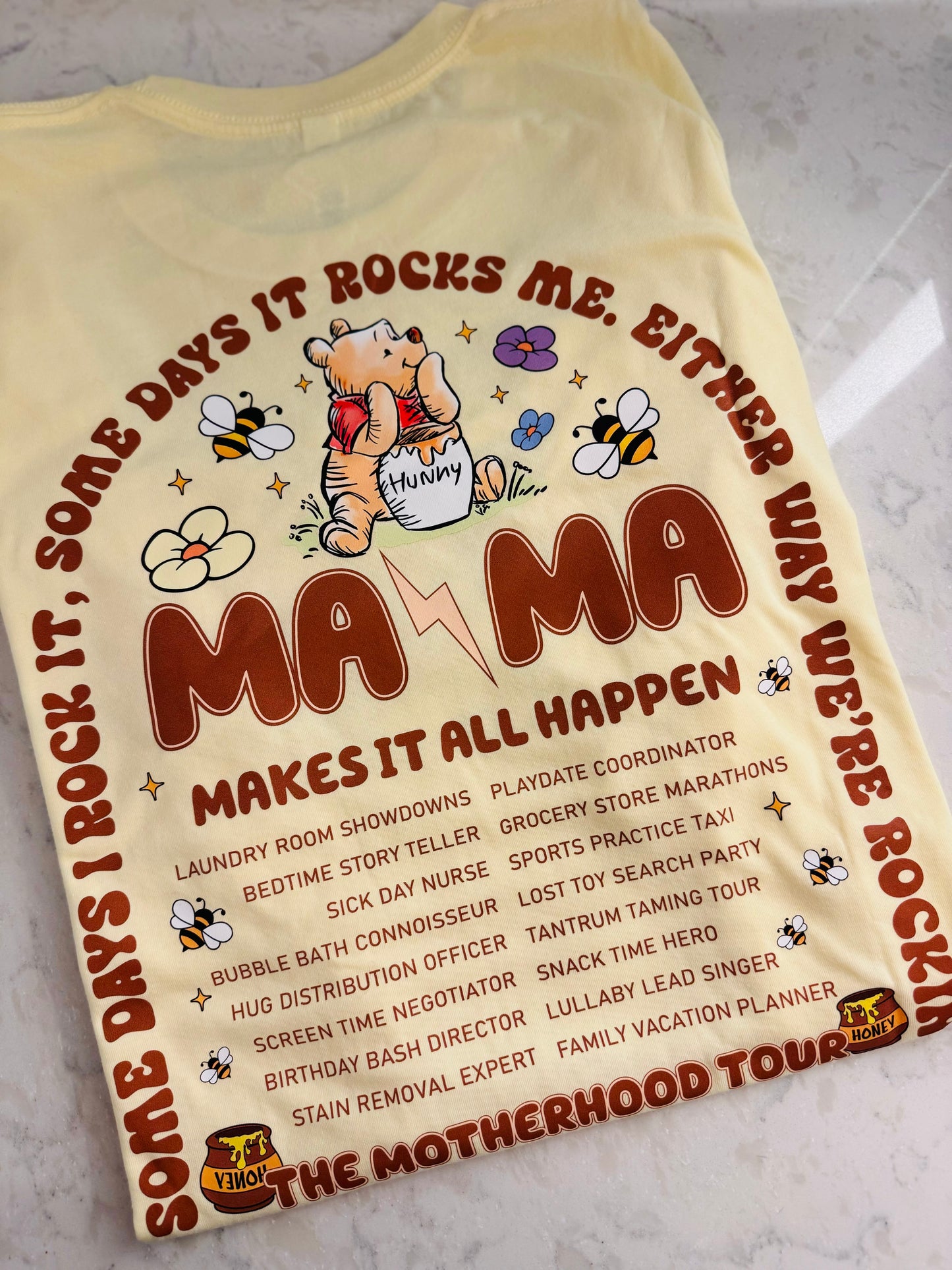 Yellow Mama Bear Tee