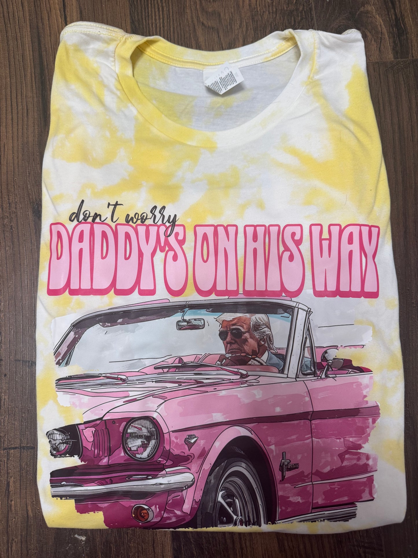 Daddy Yellow Bleached Tee