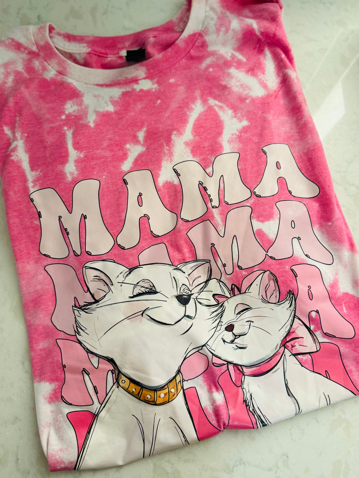 Cat Mama Bleached Tee