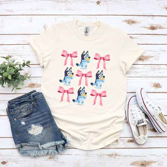 Bluey Bow Tee