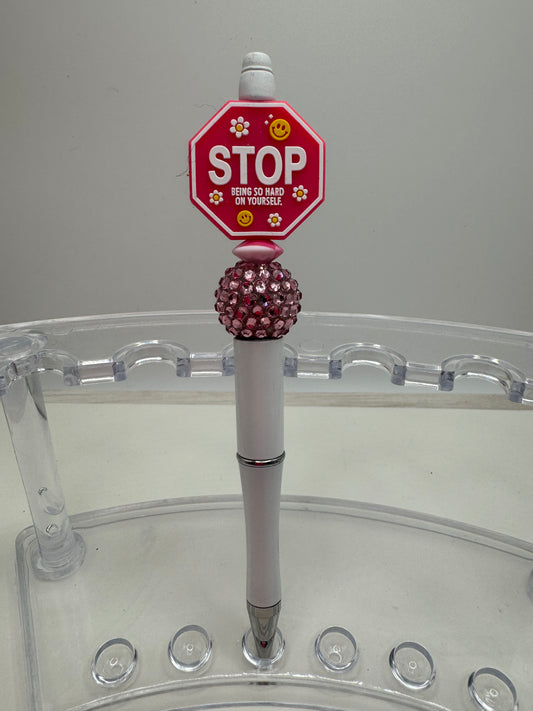 Stop Beaded Pen