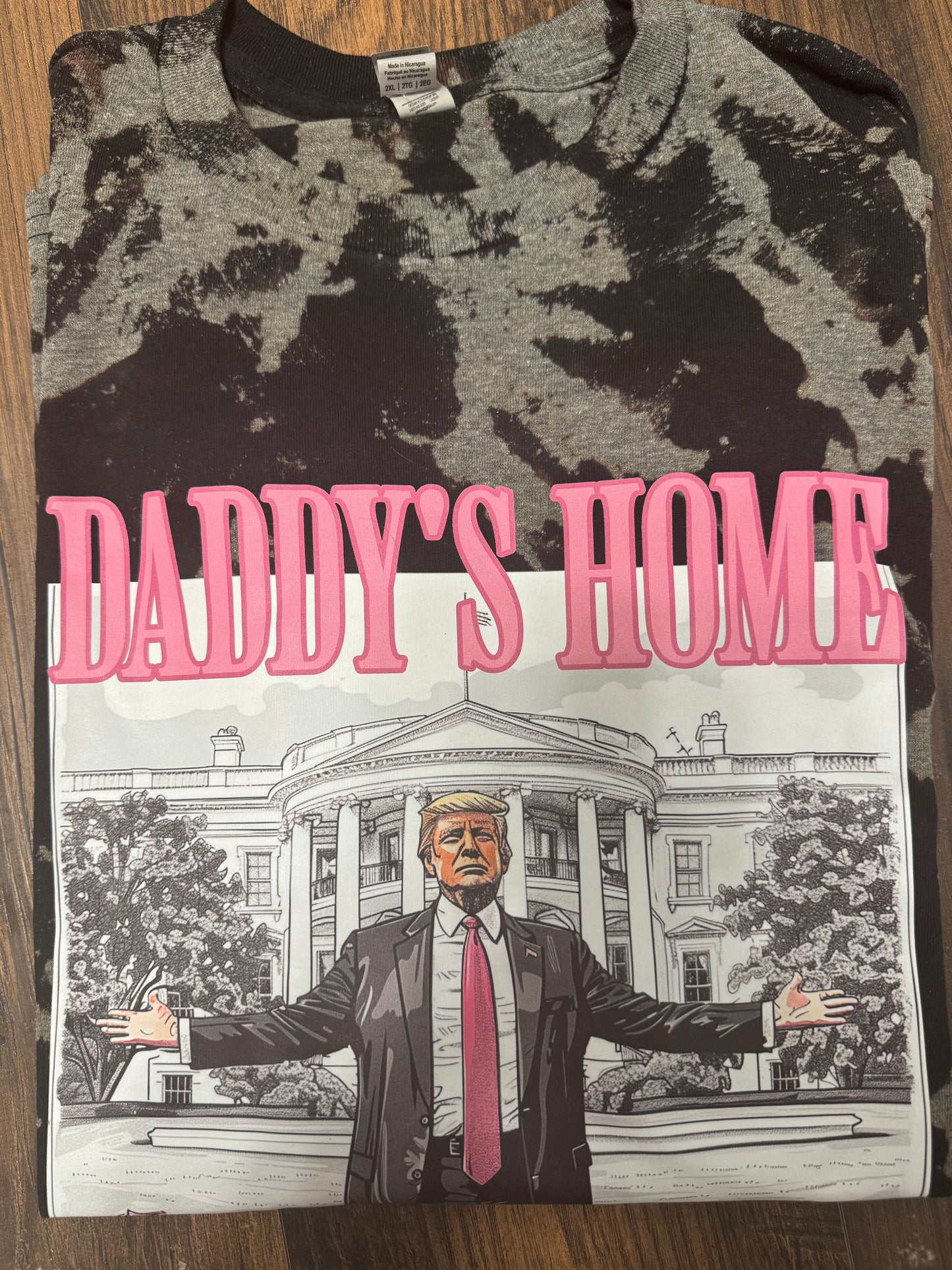 Daddy’s Home Black Bleached Tee