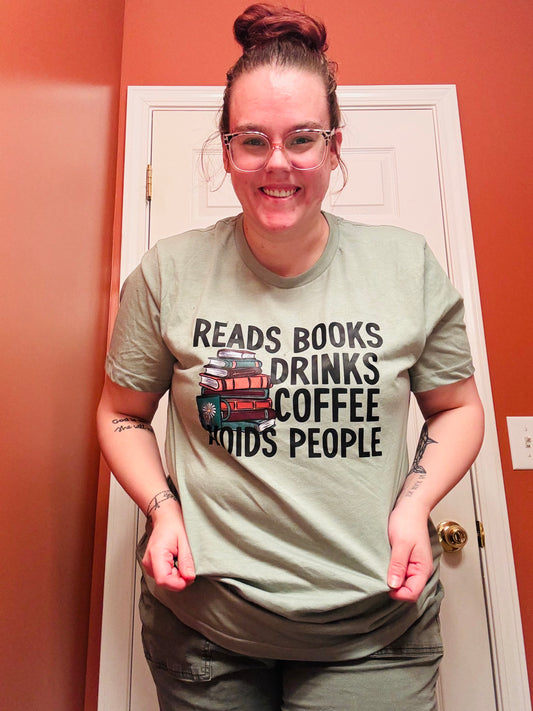 Reads Books Tshirt