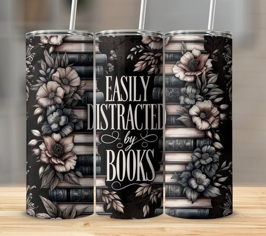 Distracted by Books 20oz