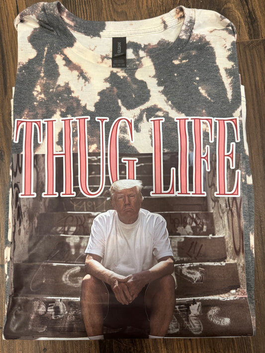 Thug Life Bleached Tee