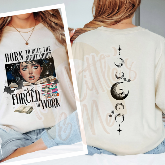Born to Rule Night Court (front & back)