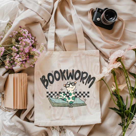 Bookworm Tote Bag