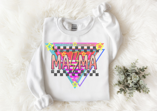 Neon Lightning Mama Crewneck